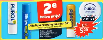 Trekpleister Alle lipverzorging met een SPF aanbieding