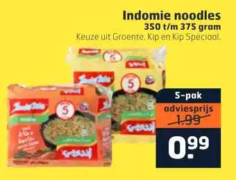 Trekpleister Indomie noodles aanbieding