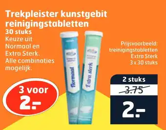 Trekpleister Trekpleister kunstgebit reinigingstabletten aanbieding