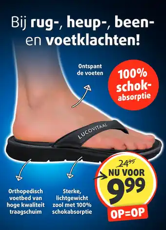 Lucovitaal Slippers aanbieding