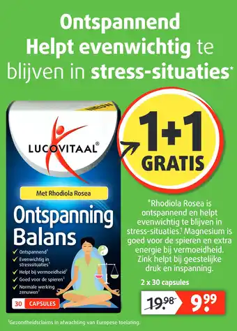 Lucovitaal Ontspanning Balans aanbieding