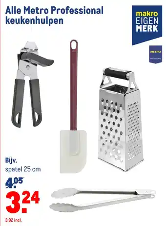 Makro Alle Metro Professional keukenhulpen aanbieding