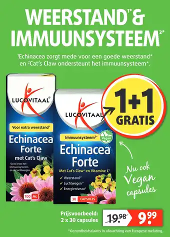 Lucovitaal Echinacea Forte aanbieding