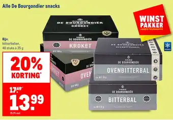 Makro Alle De Bourgondier snacks aanbieding