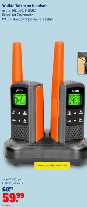 Makro Walkie Talkie aanbieding