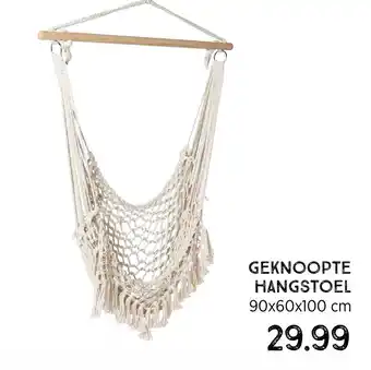 Xenos GEKNOOPTE HANGSTOEL aanbieding