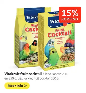 Pets Place Vitakraft fruit cocktail aanbieding