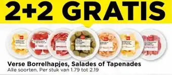 Vomar Voordeelmarkt Verse Borrelhapjes, Salades of Tapenades aanbieding