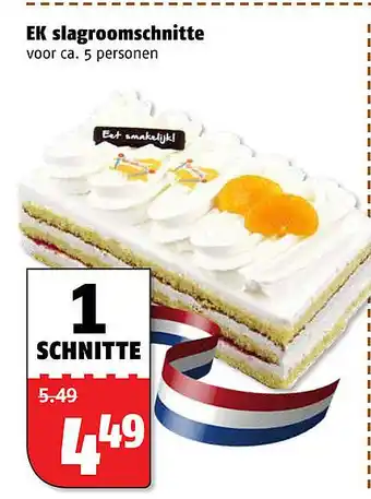 Poiesz EK slagroomschnitte aanbieding