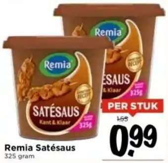 Vomar Voordeelmarkt Remia Satesaus 325g aanbieding