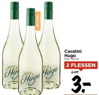 Vomar Voordeelmarkt Cavatini Hugo 750ml 2 flessen aanbieding