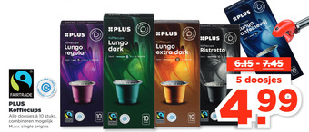 PLUS PLUS Koffiecups aanbieding