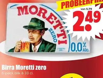 Dirk Birra Moretti zero 6-pack aanbieding