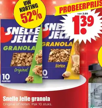 Dirk Snelle Jelle granola 10 stuks aanbieding