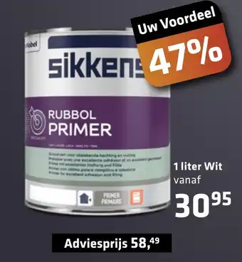 De voordeelmarkt Sikkens Rubbol Primer aanbieding