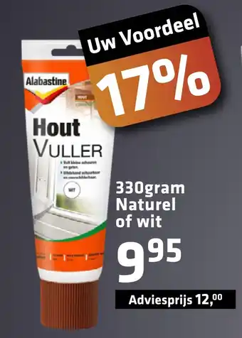 De voordeelmarkt Alabstine houtvuller aanbieding