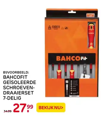 Praxis Bahcofit geïsoleerde schroeven- draaierset aanbieding