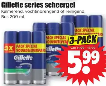 Dirk Gillette series scheergel 200ml 3-pack aanbieding