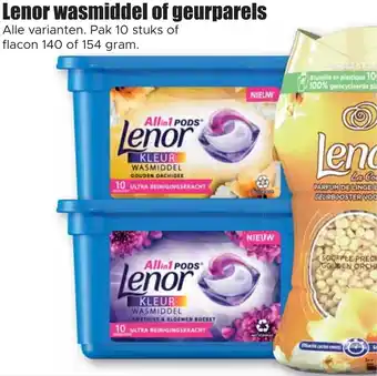 Dirk Lenor wasmiddel of geurparels 140g aanbieding