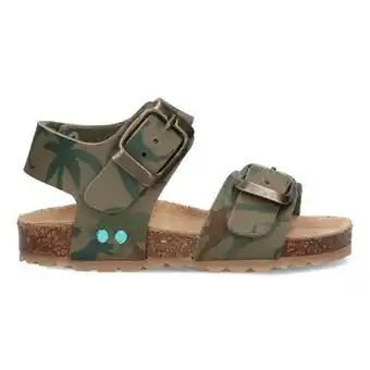 BunniesJR Bunniesjr bonny beach - kinderschoenen jongens maat 20 - groen camo - sandalen aanbieding