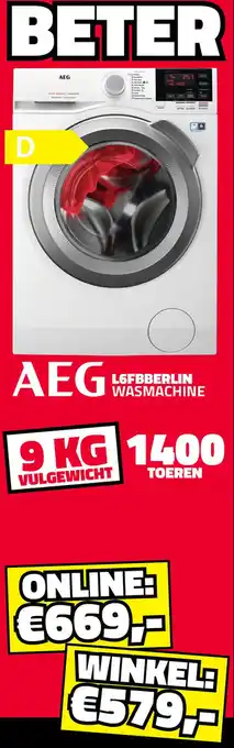 BoXXer AEG L6FBBERLIN wasmachine aanbieding