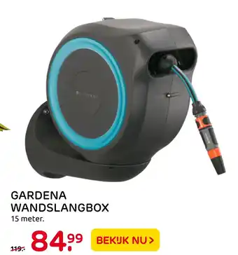 Praxis Gardena wandslangbox aanbieding