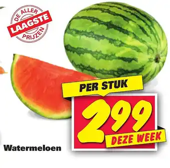 Nettorama Watermeloen aanbieding