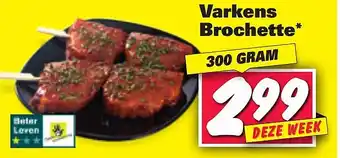 Nettorama Varkens Brochette aanbieding