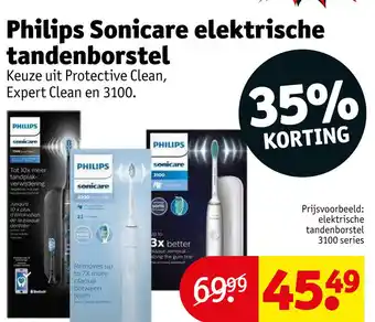 Kruidvat Philips sonicare elektrische tandenborstel aanbieding