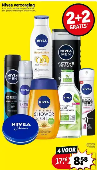 Kruidvat Nivea verzorging aanbieding