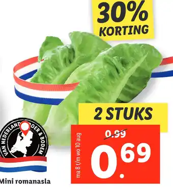 Lidl Mini romanasla aanbieding