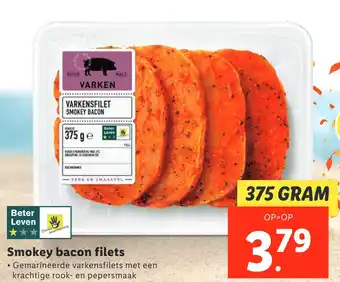 Lidl Smokey bacon filets aanbieding