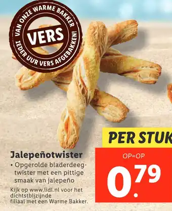 Lidl Jalepeñotwister aanbieding