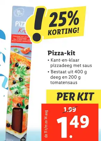 Lidl Pizza-kit aanbieding