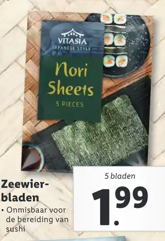 Lidl Zeewier bladen aanbieding