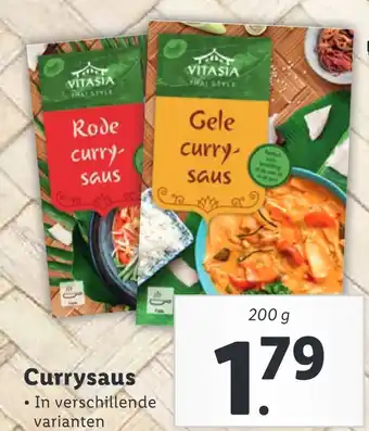 Lidl Currysaus aanbieding