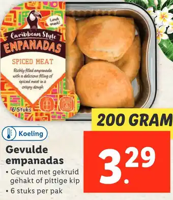 Lidl Gevulde empanadas aanbieding