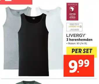 Lidl Livergy herenhemden aanbieding