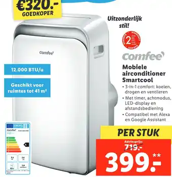 Lidl Mobiele airconditioner smartcool aanbieding