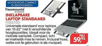 Vobis Inklapbare laptop standaard nsls100 aanbieding