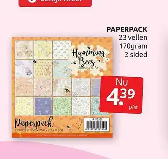 Boekenvoordeel Paperpack aanbieding