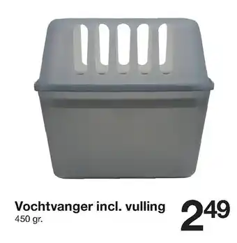 Zeeman Vochtvanger incl. vulling aanbieding