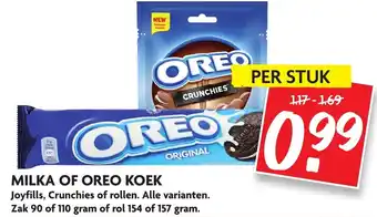 Dekamarkt Milka of Oreo aanbieding