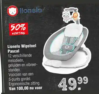 Van Asten BabySuperstore Lionelo Wipstoel Pascal aanbieding