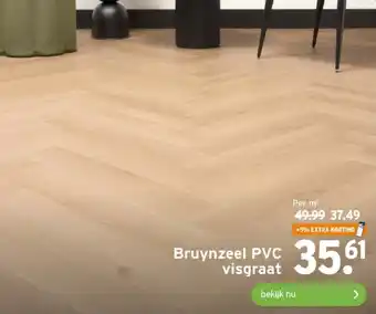 GAMMA Bruynzeel PVC visgraat aanbieding