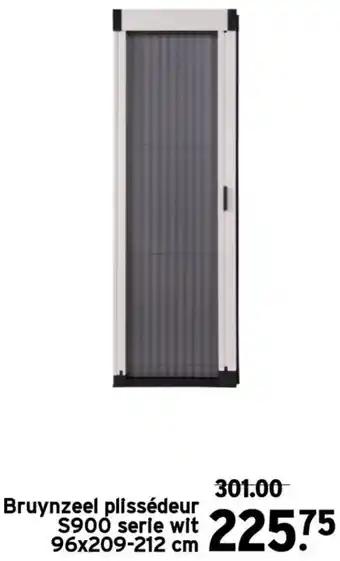 GAMMA Bruynzeel plissedeur S900 serie wit 96x209-212 cm aanbieding