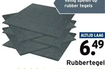 GAMMA Rubbertegel aanbieding