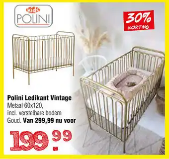 Van Asten BabySuperstore Polini Kids Ledikant Vintage 60*120 aanbieding