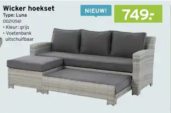 Heuts Wicker hoekset aanbieding