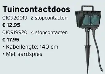 Heuts Tuincontactdoos aanbieding